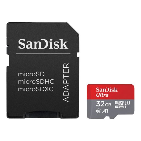 Memorijska kartica SANDISK, micro SDXC Ultra Android, 32GB, SDSQUA4-032G-GN6MA, A1 Class 10 UHS-I, 120MB/s + SD Adapter