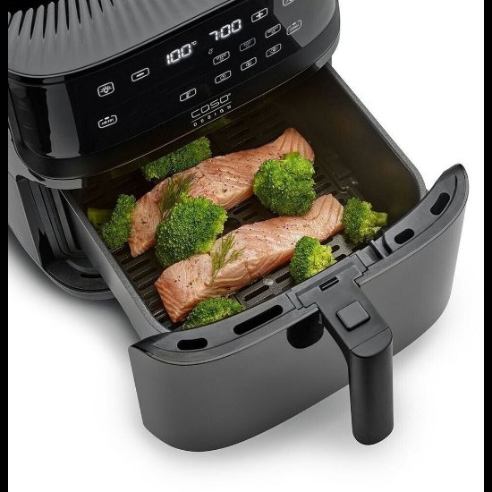 Friteza na vrući zrak CASO DESIGN AirFry & Steam 700, 1700W, 7 l, crna
