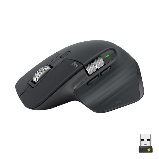 Miš LOGITECH MX Master 3S Performance, laserski, bežični, BT, USB, crni