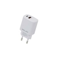 Kućni punjač BELINE BLN2CW20, 20W, PD3.0/QC3.0, USB-C + USB-A, bijeli