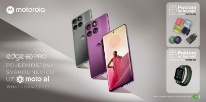Prikažite detalje za Kupi Motorolu Edge 60 Pro i pokupi brdo poklona!