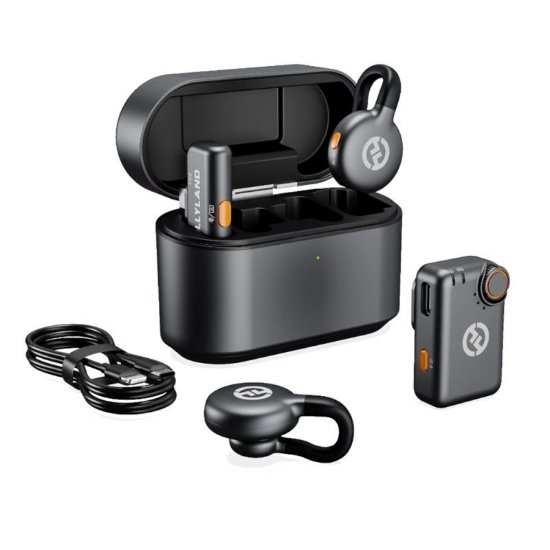 Mikrofon HOLLYLAND Lark M2S Combo, crni