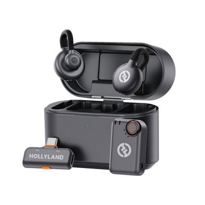 Mikrofon HOLLYLAND Lark M2S Combo, crni