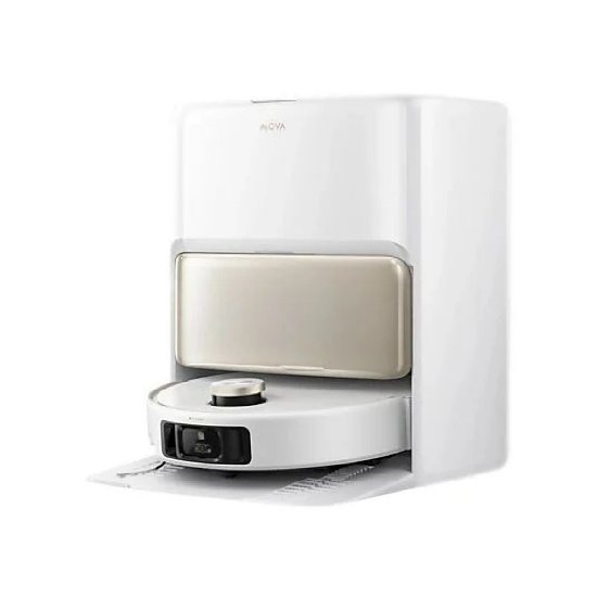 Robotski usisavač MOVA V50 Ultra, stanica za samopražnjenje, bijeli