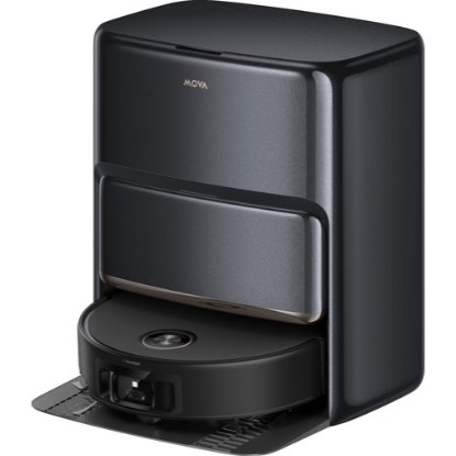 Robotski usisavač MOVA Z60 Ultra Roller Complete, stanica za samopražnjenje, crni