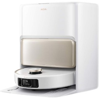 Robotski usisavač MOVA V50 Ultra Complete, stanica za samopražnjenje, bijeli
