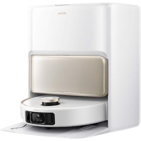 Robotski usisavač MOVA V50 Ultra Complete, stanica za samopražnjenje, bijeli