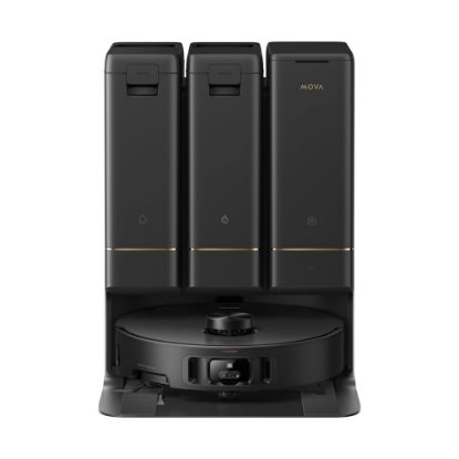Robotski usisavač MOVA V50 Ultra, stanica za samopražnjenje, crni