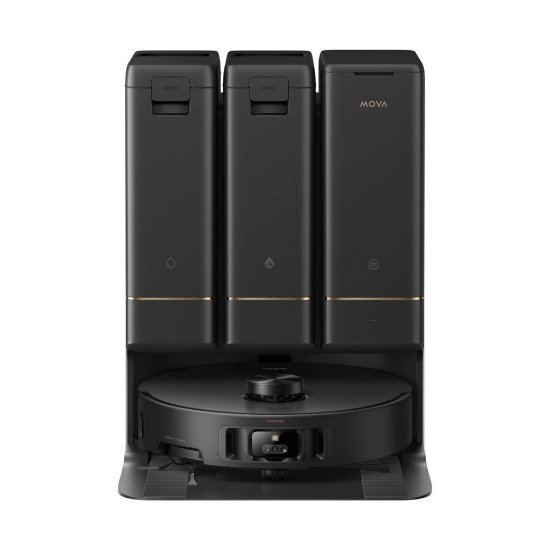 Robotski usisavač MOVA V50 Ultra, stanica za samopražnjenje, crni