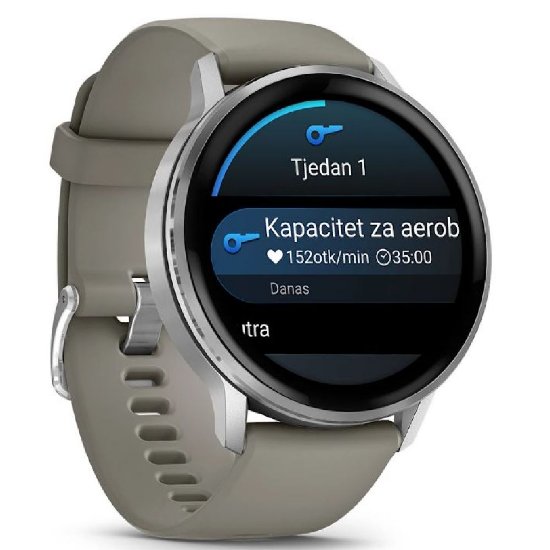 Pametni sat GARMIN Venu 4, 45mm, GPS, multisport, sivi