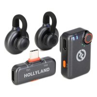 Mikrofon HOLLYLAND Lark M2S Combo, crni