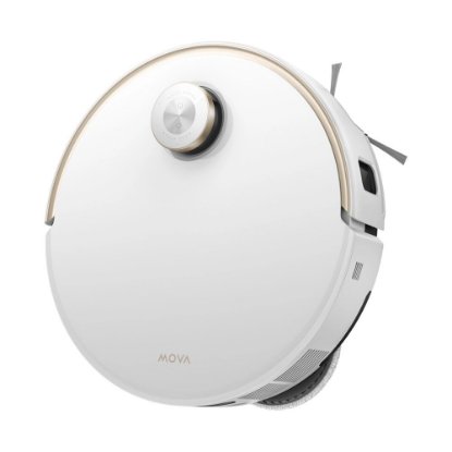 Robotski usisavač MOVA V50 Ultra, stanica za samopražnjenje, bijeli