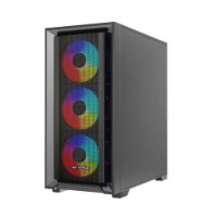 Kućište BIT FORCE VOLTRON ARGB-4, MIDI, ATX, RGB, crno, window, bez napajanja