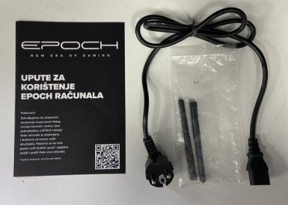 USED - Računalo EPOCH Gaming PC Galaxia / Ryzen 5 5600, 16GB DDR4, 1TB SSD NVMe, nVidia GeForce RTX 4060 8GB, WiFi, bez OS, crno