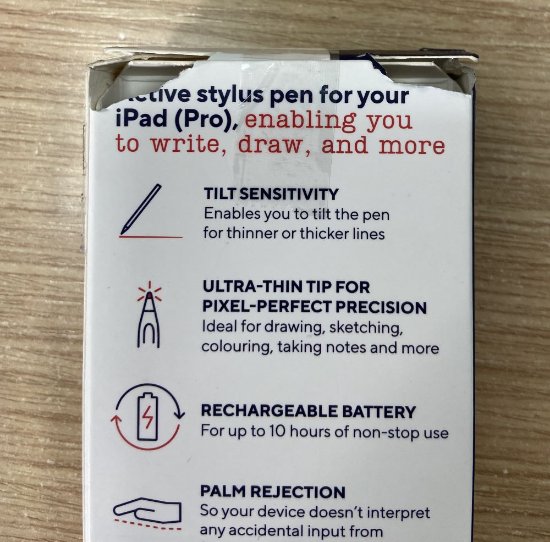 OPEN BOX - Olovka TRUST Kyna Active Stylus, za iPad, bijela