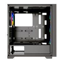 Kućište BIT FORCE VOLTRON ARGB-4, MIDI, ATX, RGB, crno, window, bez napajanja