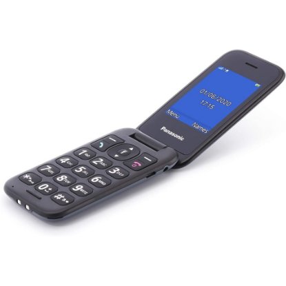 Klasični mobitel PANASONIC KX-TU400EXG, flip, preklopni, sivi