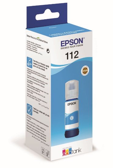 Tinta za EPSON 112, C13T06C24A, plava, za L15160, L15150, Ecotank