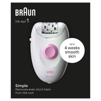 Epilator BRAUN SE 1-000 Silk-epil, bijeli