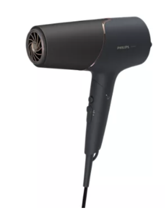Sušilo za kosu PHILIPS BHD538/30, 2300 W, ThermoShield, difuzor, 8 puta više iona, crni