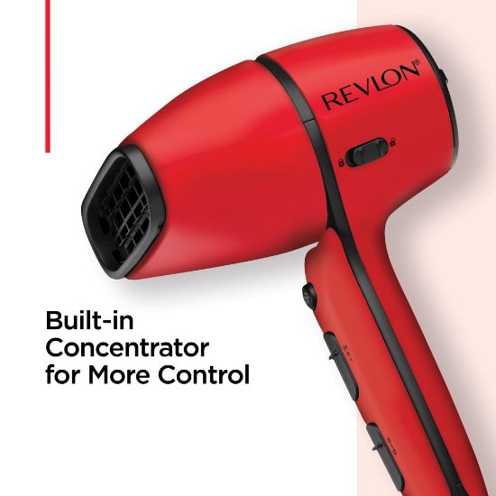 Sušilo za kosu REVLON Airflow Control, 2000W, crveno