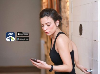 Pametna vaga LAICA PS7020, digitalna, 180 kg, BT, vaga koja mjeri kompoziciju tijela, bijela