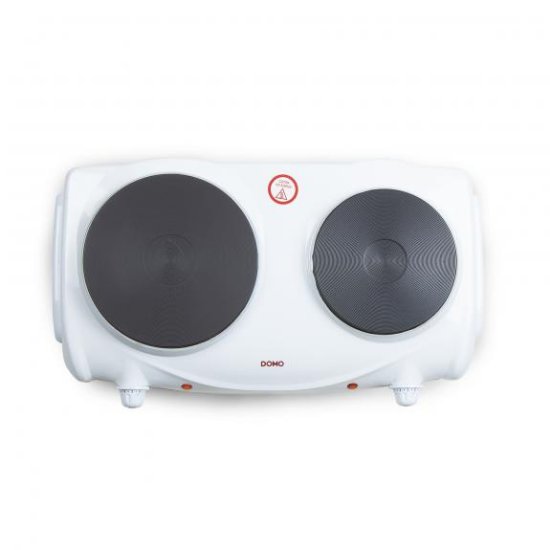 Električno kuhalo DOMO DO310KP, dvostruko, 2500 W, bijelo