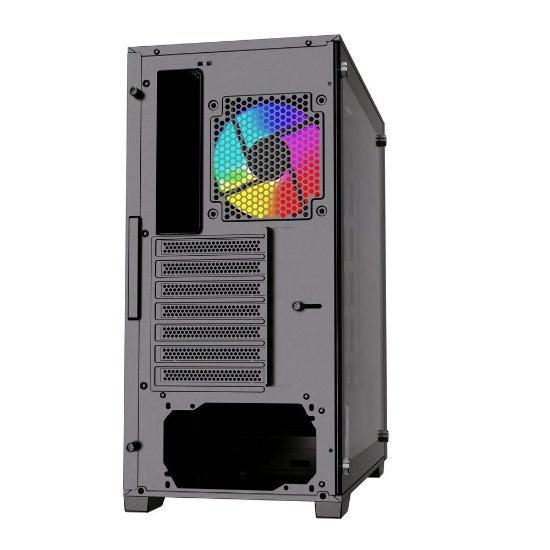 Kućište BIT FORCE VOLTRON ARGB-4, MIDI, ATX, RGB, crno, window, bez napajanja