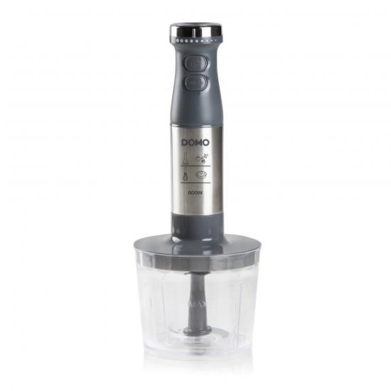 Štapni mikser DOMO DO9226M, 600 W, set sa posudom, sivi