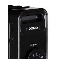 Radijator DOMO DO7327R, 2000 W, 9 članaka, do 45 m3, crni