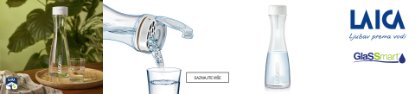 Boca za vodu LAICA GlaSSmart, staklena