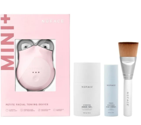 Uređaj za njegu lica NUFACE mini + početni komplet , rozi
