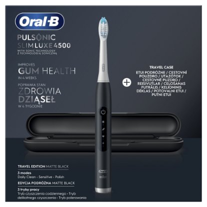 Električna četkica za zube ORAL-B Pulsonic Clean Luxe 4500, Matte Black
