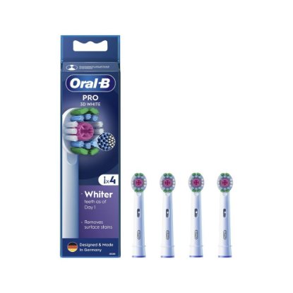 Zamjenske glave četkice za zube ORAL-B Pro 3D White, 4 kom