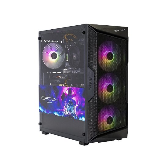 USED - Računalo EPOCH Gaming PC Galaxia / Ryzen 5 5600, 16GB DDR4, 1TB SSD NVMe, nVidia GeForce RTX 4060 8GB, WiFi, bez OS, crno