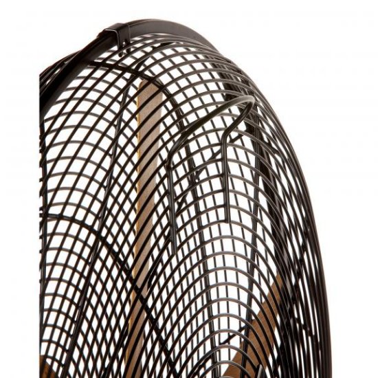 Ventilator DOMO DO8146, samostojeći, 45 cm, 5 lopatica, crni+ drvo