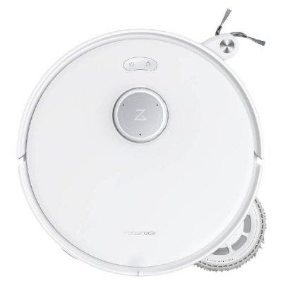 Robotski usisavač ROBOROCK Q Revo Curv, stanica za samopražnjenje, bijeli