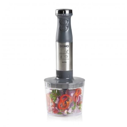 Štapni mikser DOMO DO9226M, 600 W, set sa posudom, sivi