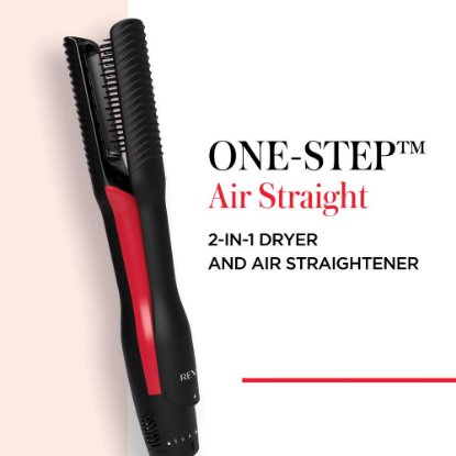 Pegla za kosu REVLON One-Step Air Straight, 2u1, sušilo, crna