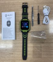 RABLJENI - Dječji pametni sat MYKI 4, 4G video pozivi, praćenje lokacije, vodootporan, crno-zeleni