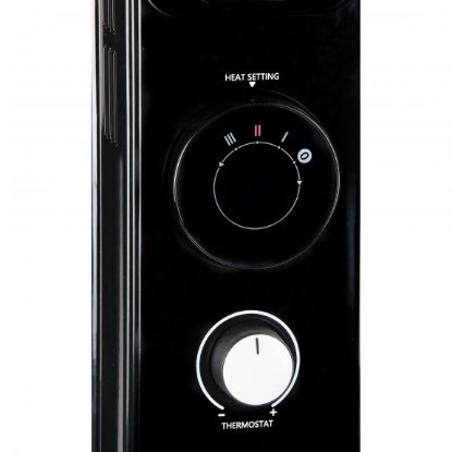 Radijator DOMO DO7327R, 2000 W, 9 članaka, do 45 m3, crni