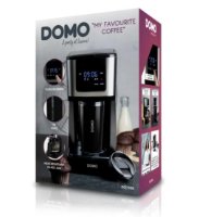 Aparat za kavu DOMO DO733K + putna šalica, 900 W, 1.25 L, filter kava, do 10 šalica, crna