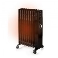 Radijator DOMO DO7327R, 2000 W, 9 članaka, do 45 m3, crni