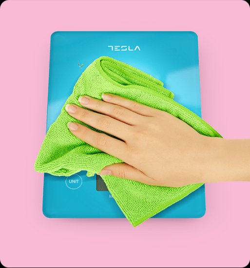 Kuhinjska vaga TESLA KS100BL, digitalna, 5 kg, plava