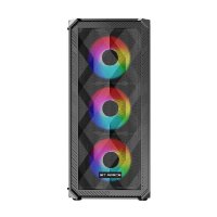 Kućište BIT FORCE PALADIN CF-4, MIDI, ATX, RGB, crno, window, bez napajanja