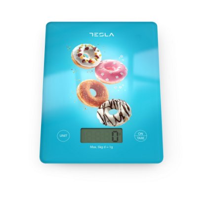 Kuhinjska vaga TESLA KS100BL, digitalna, 5 kg, plava