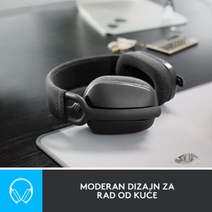Slušalice LOGITECH Zone Vibe 100, bežične, BT, crne