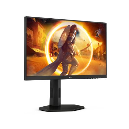 Gaming monitor 23.8" AOC 24G4X, FHD, IPS, 180Hz, 1ms, 300cd/m2, G-Sync, pivot, zvučnici, crni