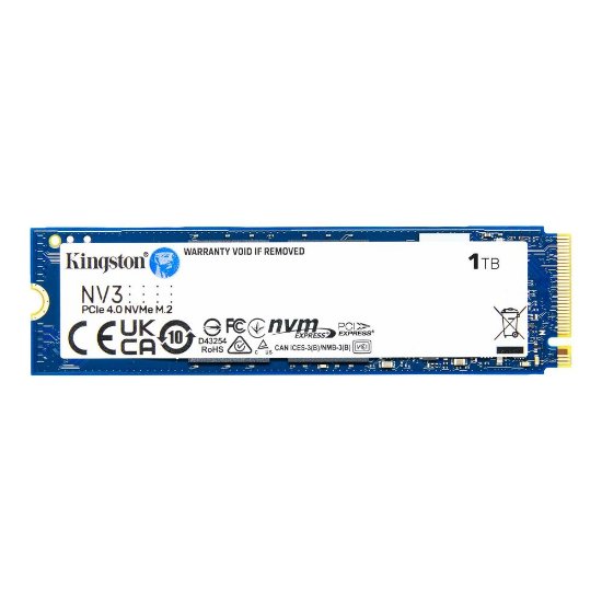 SSD 1TB KINGSTON NV3 SNV3S/1000G, M.2 NVME PCIe 4.0, 2280, maks do 6000/4000 MB/s