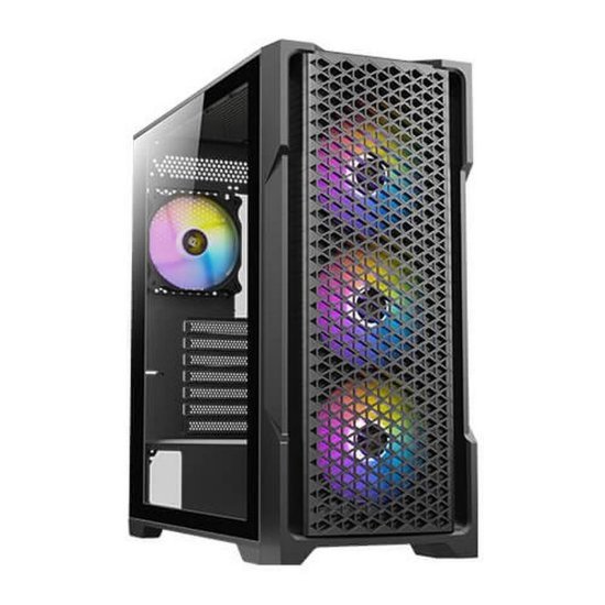Računalo LINKS Gaming G232I / Core i5 14400F, 16GB DDR4, 1TB SSD NVMe, nVidia GeForce RTX 5060 8GB, WiFi, bez OS, crno